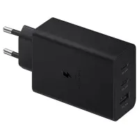 Travel Charger Samsung T6530NBE Trio 2 x USB-C + USB PD3.0 65W 3A Black