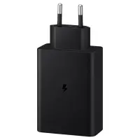 Travel Charger Samsung T6530NBE Trio 2 x USB-C + USB PD3.0 65W 3A Black