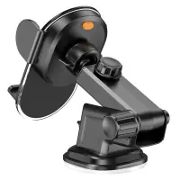 Hoco H3 Shiny Car Mount Stand with Extendable Arm Gray 4.5"-7"