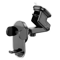 Car Mount Hoco H3 Shiny with Arm Extension Black 4.5"-7"