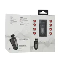 Bluetooth Hands Free Noozy Roller BH67 Bluetooth V.5.3 with Vibration Alert Multi Pairing Grey