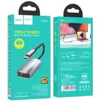 Hoco UA20 Presage USB-C to HDMI 4K Ultra HD Grey