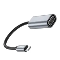 Hoco UA21 Origin USB-C to VGA Full HD 1080P Grey