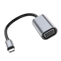 Hoco UA21 Origin USB-C to VGA Full HD 1080P Grey