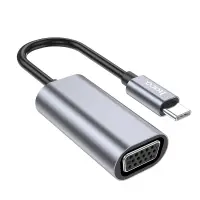 Hoco UA21 Origin USB-C to VGA Full HD 1080P Grey