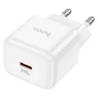 Travel Charger Hoco N32 Glory USB-C PD30W Small Body 5V/3A White