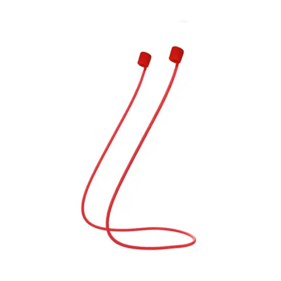 Strap Ancus Anti Lost Silicone 55cm για AirPods Red