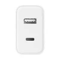 Travel Charger Xiaomi Mi 33W Fast Charging PD33W with USB-C and USB White BHR4996GL