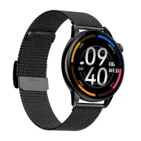 Smartwatch Maxcom FW58 Vanad Pro IP68 AMOLED 2000mAh 1.3” IPS Black Silicon and Steel Band