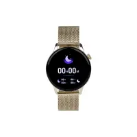 Smartwatch Maxcom FW58 Vanad Pro IP68 2000mAh 1.3” IPS Gold Silicon and Steel Band