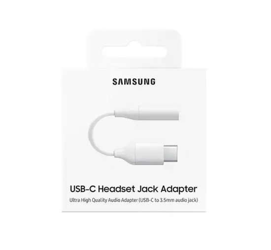 Adaptor Samsung USB-C  to 3.5mm Female EE-UC10JUWEGUS White