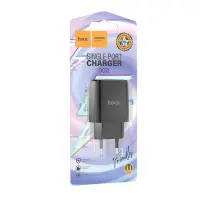 Travel Charger Hoco DC52 Friendly with USB 5V 1.0A 50/60Hz Black