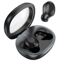 Wireless Hands Free Hoco EQ3 Smart TWS V5.3 with Control Button Siri Compatible and 7h Talk Time Black