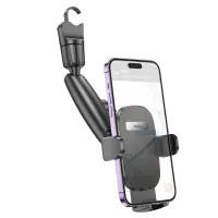 Car Mount Rearview Mirror Hoco H17 Waves 360° Rotation Black 4.7"-7"