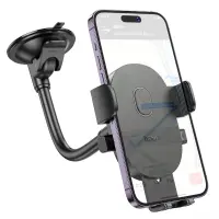 Car Mount Hoco H20 Mighty One-Button for Windshield with 360° Rotation Black 4.7"-7"