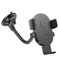 Car Mount Hoco H20 Mighty One-Button for Windshield with 360° Rotation Black 4.7"-7"