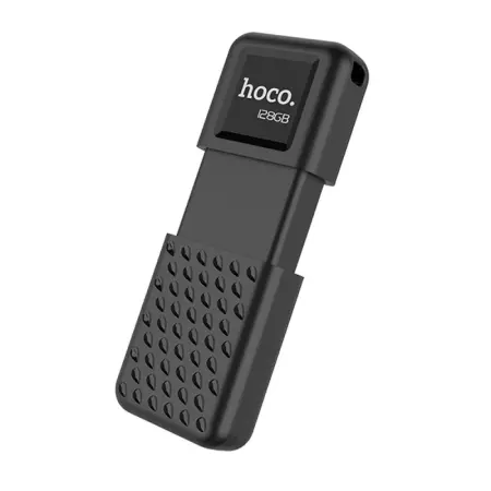 Flash Drive Hoco UD6 Intelligent 128GB USB 2.0 Zinc Alloy Black