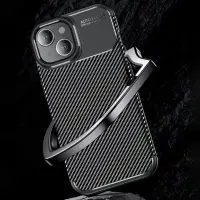 Case Ancus AutoFocus Carbon Fiber για Apple iPhone 15 Black