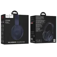 Wireless Stereo Headphone Hoco W45 Enjoy V5.3 400mAh  AUX port Blue