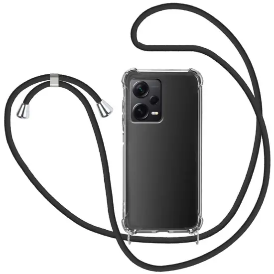 Case Ancus Crossbody for Xiaomi Redmi Note 12 Pro+ with Black Black