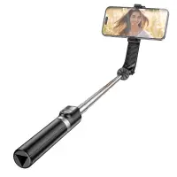 Selfie Stick Hoco K20 Prior for Devices 4.5"-7.0" 70mAh Length 980mm with Remote Control Black