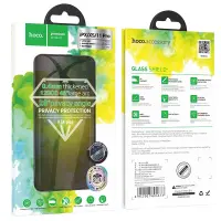 Tempered Glass Hoco A34 Plus 9D Large Arc Dustproof Anti-spy 0.4mm για Apple iPhone X/ iPhone XS / iPhone 11 Pro