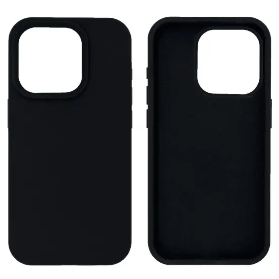 Case Ancus Silicon Liquid for Apple iPhone 15 Pro Black