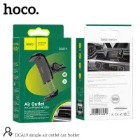 Car Mount in-air outlet Hoco DCA19 Mini 360° Black for Devices 50-80mm