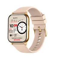 Maxcom Smartwatch FW25 Arsen Pro 1.96" 230mAh IP67 Call Version Gold Matt Silicon Band