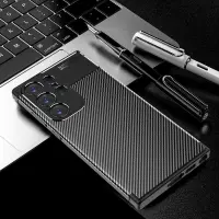 Case Ancus AutoFocus Carbon Fiber for Samsung SM-S918B/DS Galaxy S23 Ultra 5G Black