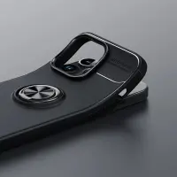 Case Ancus AutoFocus Shock Proof with Ring Holder για Apple iPhone 15 Pro Max Black