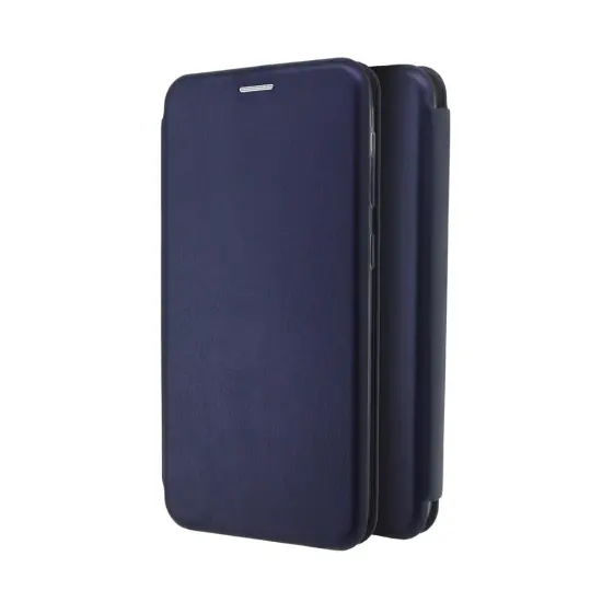 Book Case Ancus Magnetic Curve for Xiaomi Redmi Note 12 4G TPU Dark Blue