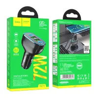 Car Charger Hoco NZ11 Guide 2 x USB-C 36W and 2 x USB 18W Black