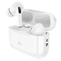 Wireless Hands Free Hoco EW59 TWS V.5.3 300mAh Compatible with Siri and 4h Talk Time White