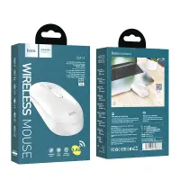 Wireless  ooth Mouse Hoco GM14 Platinum Business Wireless Mouse με 3 Πλήκτρα DPI 1200 White