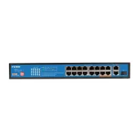 Ethernet Switch Ewind EW-S1619CF-AP 16x10/100Mbps + 2x100M RJ45+1x100/1000Mbps PoE with Gigabit SFP Uplink