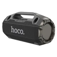 Wireless Speaker Hoco HA3 Drum TWS BT 5.0 4000mAh 2x10W with USB Micro SD and Wired Mic Black