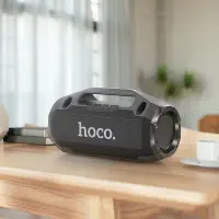 Wireless Speaker Hoco HA3 Drum TWS BT 5.0 4000mAh 2x10W with USB Micro SD and Wired Mic Black