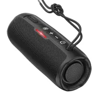 Wireless Speaker Hoco HC16 Vocal Sports BT 5.3 1200mAh 2x5W with USB Micro SD 3.5mm FM and LED Black