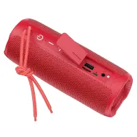 Wireless Speaker Hoco HC16 Vocal Sports BT 5.3 1200mAh 2x5W with USB Micro SD 3.5mm FM and LED Red