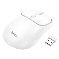 Wireless Mouse Hoco GM25 Royal Dual Mode 1600dpi 2.4GHz 4 Buttons Space White