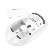 Wireless Mouse Hoco GM25 Royal Dual Mode 1600dpi 2.4GHz 4 Buttons Space White