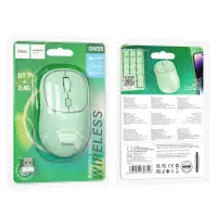 Wireless Mouse Hoco GM25 Royal Dual Mode 1600dpi 2.4GHz 4 Buttons Light Green