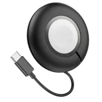 Wireless Charger Hoco CW51 for iWatch 1-9/SE/SE2/Ultra/Ultra2 Black