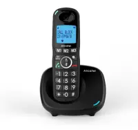 Dect/Gap Alcatel XL535 for Seniors with Speaker Call Block Button and LED Display Black