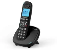 Dect/Gap Alcatel XL535 for Seniors with Speaker Call Block Button and LED Display Black