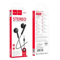 Hands Free Hoco M93 Earphones Stereo USB-C Compatible with All USB-C Devices Black 1.2m