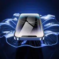 Tempered Glass Hoco Premium Series A34 9D Large Arc Dustproof Anti-glare 0.4mm για Apple iPhone 15
