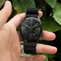 Watchband Hoco WH05 Climbing Series Nylon for Samsung Huawei Xiaomi Vivo OPPO etc 22mm Universal Starlight Black Dot