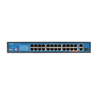 Ethernet Switch Ewind EW-S1627CF-AP 24x10/100Mbps  + 2x10/100/1000Mbps  RJ45 + 1x100/1000Mbps  Gigabit Uplink PoE Fiber Switch